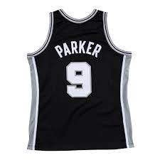 Camiseta nba de Parker Spurs Negro